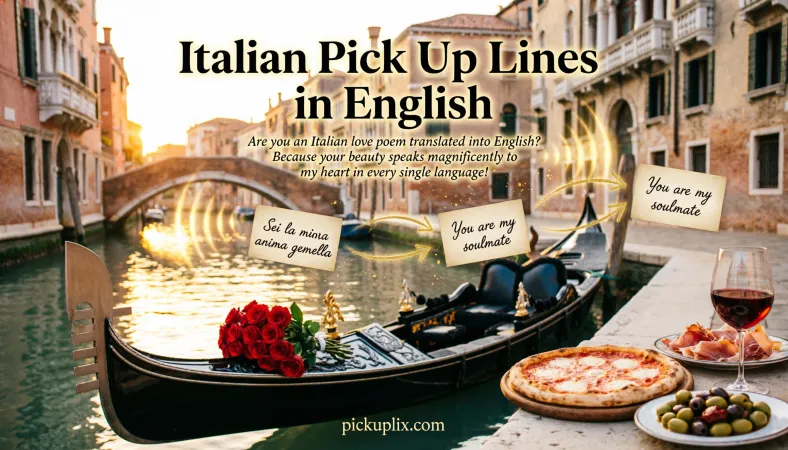 Italian Pick Up Lines in English