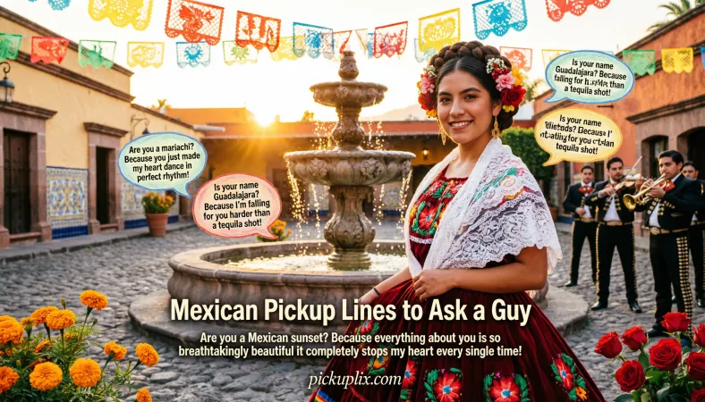 Mexican Pickup Lines to Ask a Guy