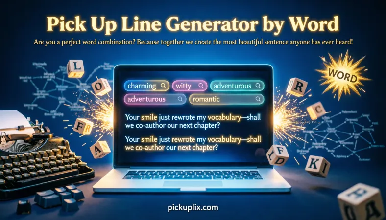 Pick Up Line Generator by Word