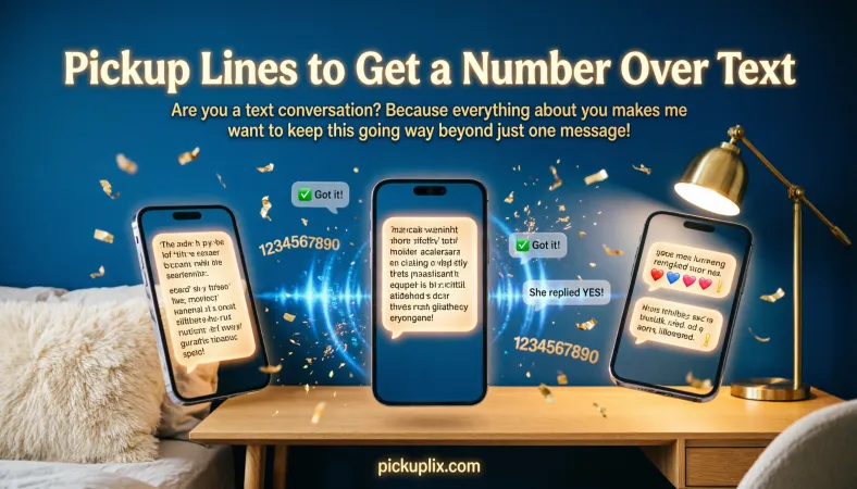 Pickup Lines to Get a Number Over Text