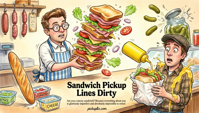 Sandwich Pickup Lines Dirty