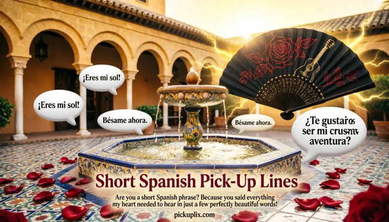 Short Spanish Pick-Up Lines