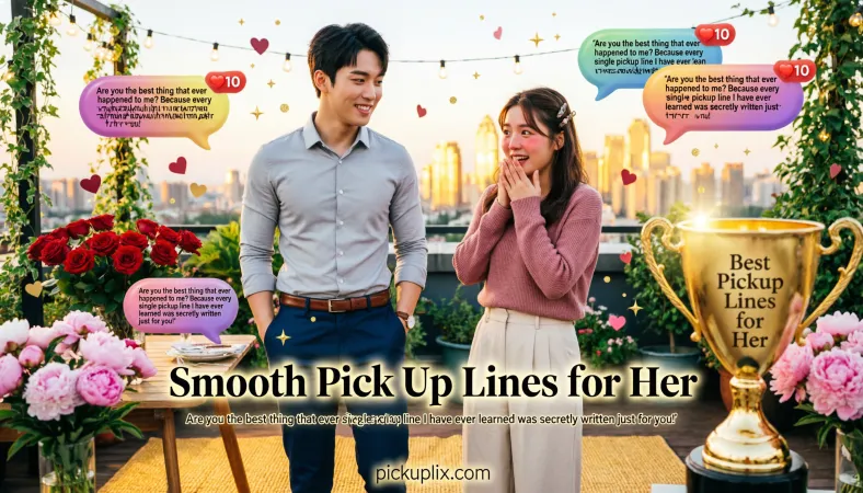 Smooth Pick Up Lines for Her