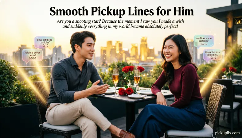 Smooth Pickup Lines for Him