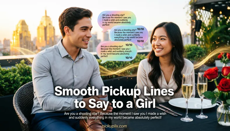 Smooth Pickup Lines to Say to a Girl