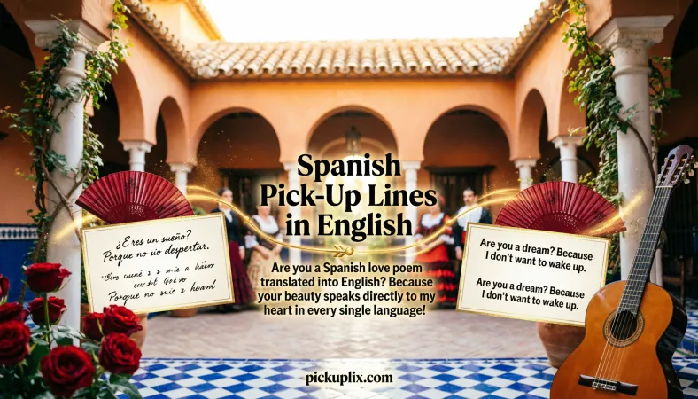 Spanish Pick-Up Lines in English