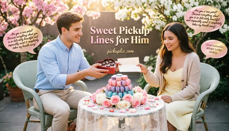 Sweet Pickup Lines for Him