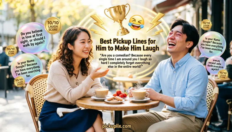 Best Pickup Lines for Him to Make Him Laugh