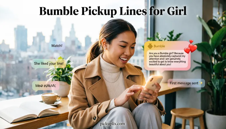 Bumble Pickup Lines for Girl