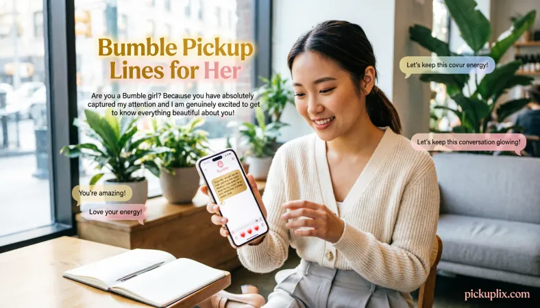 Bumble Pickup Lines for Her