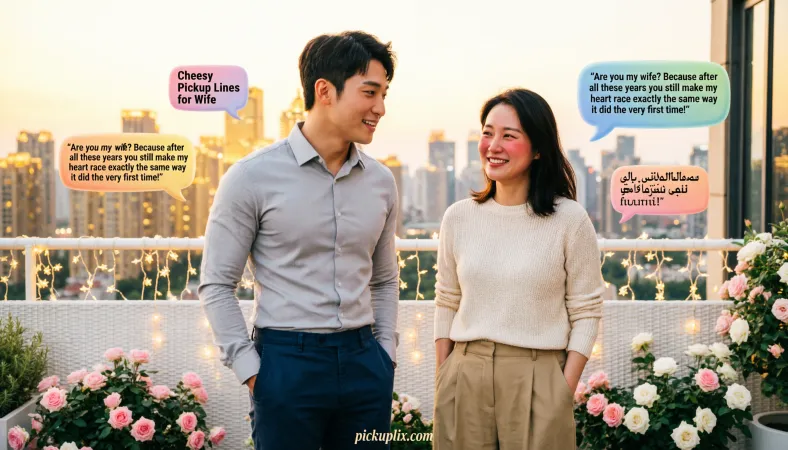 Cheesy Pickup Lines for Wife