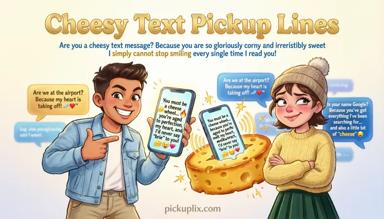 Cheesy Text Pickup Lines