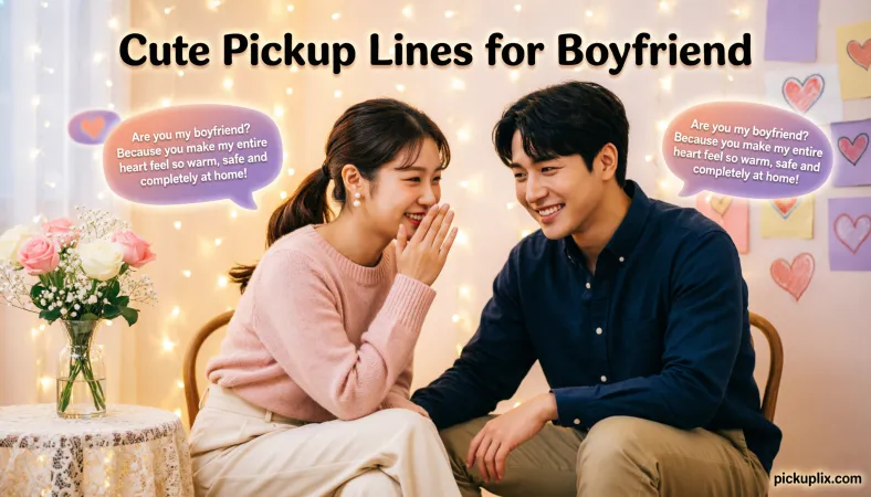 Cute Pickup Lines for Boyfriend