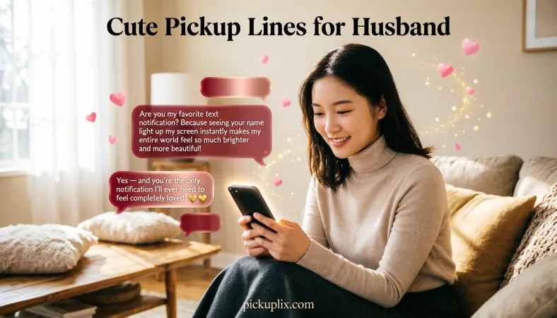 Cute Pickup Lines for Husband