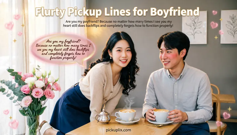 Flirty Pickup Lines for Boyfriend