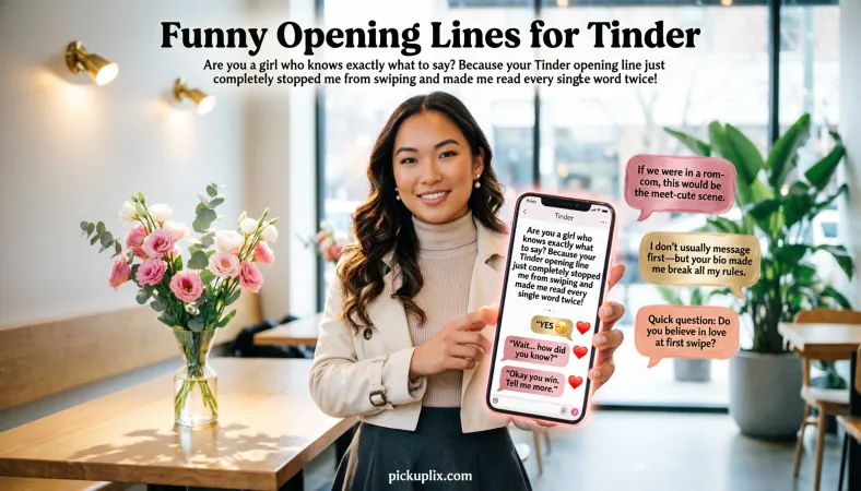 Funny Opening Lines for Tinder