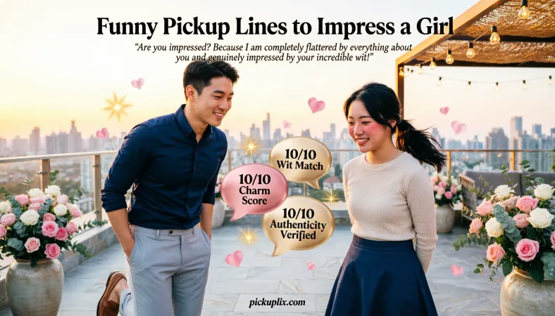 Funny Pickup Lines to Impress a Girl
