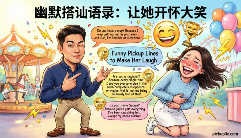 Funny Pickup Lines to Make Her Laugh