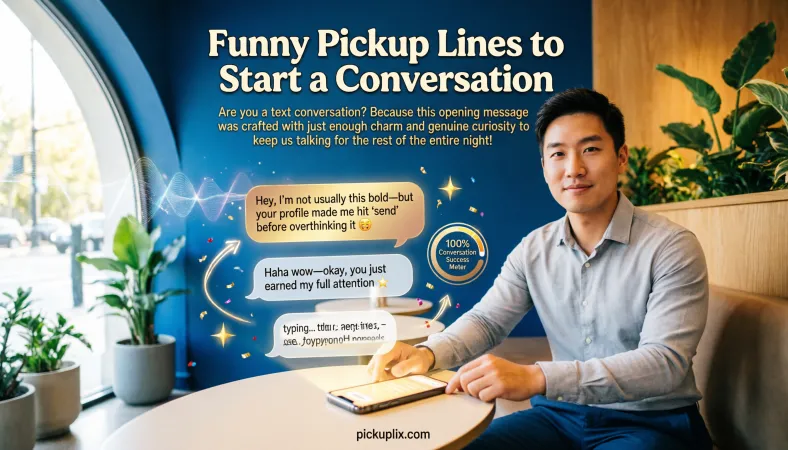 Funny Pickup Lines to Start a Conversation