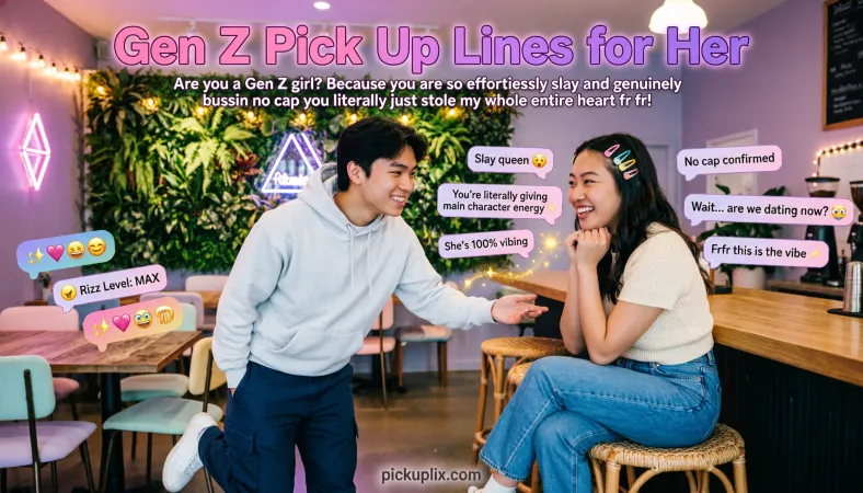 Gen Z Pick Up Lines for Her