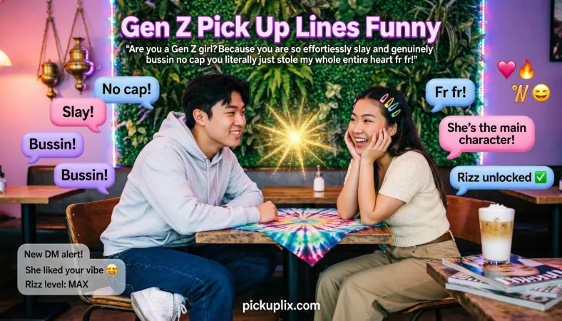 Gen Z Pick Up Lines Funny