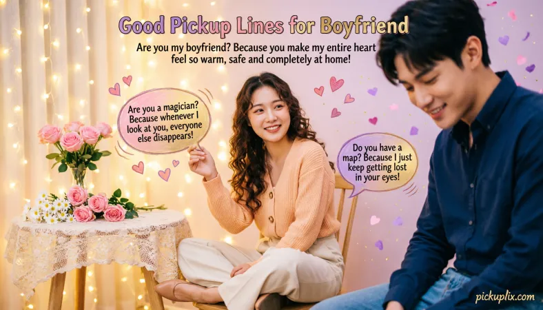 Good Pickup Lines for Boyfriend