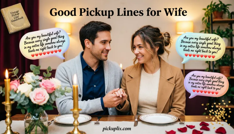 Good Pickup Lines for Wife