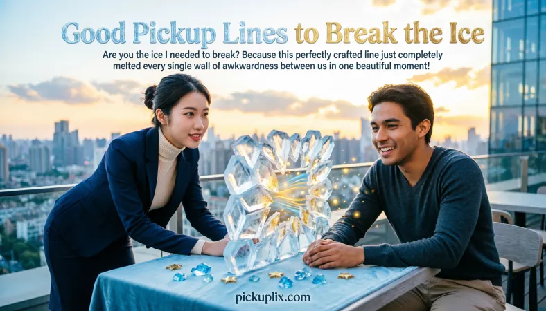Good Pickup Lines to Break the Ice