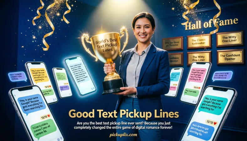Good Text Pickup Lines