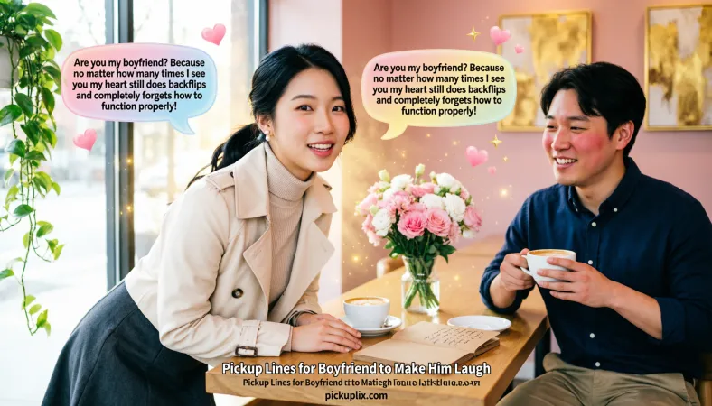 Pickup Lines for Boyfriend to Make Him Laugh