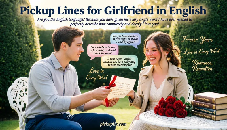 Pickup Lines for Girlfriend in English