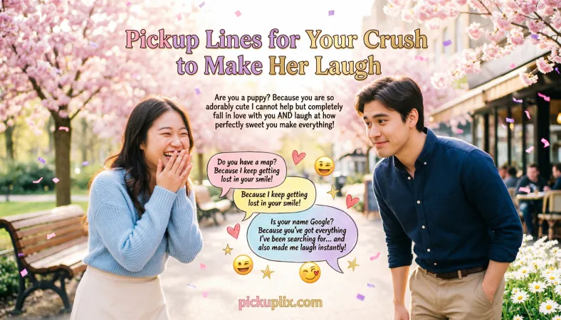 Pickup Lines for Your Crush to Make Her Laugh