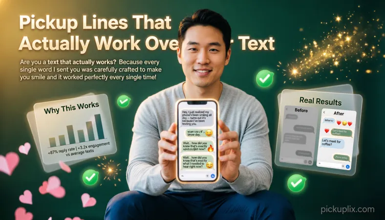 Pickup Lines That Actually Work Over Text