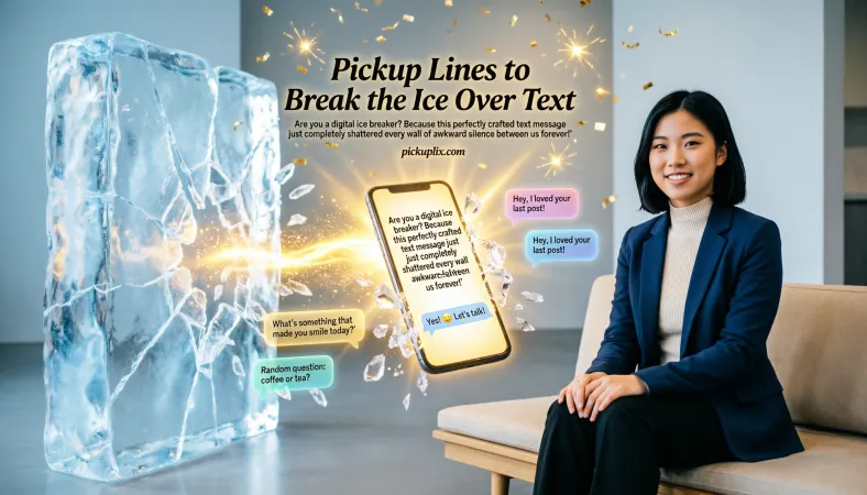 Pickup Lines to Break the Ice Over Text