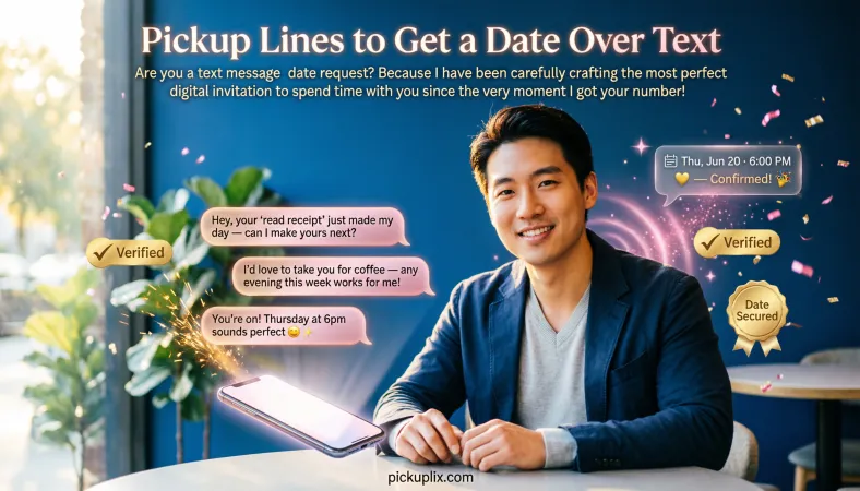 Pickup Lines to Get a Date Over Text