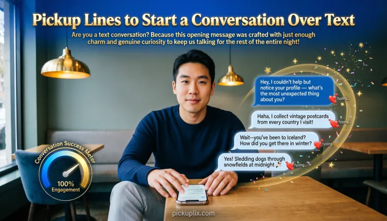 Pickup Lines to Start a Conversation Over Text
