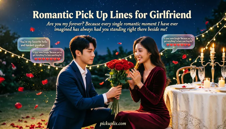 Romantic Pick Up Lines for Girlfriend