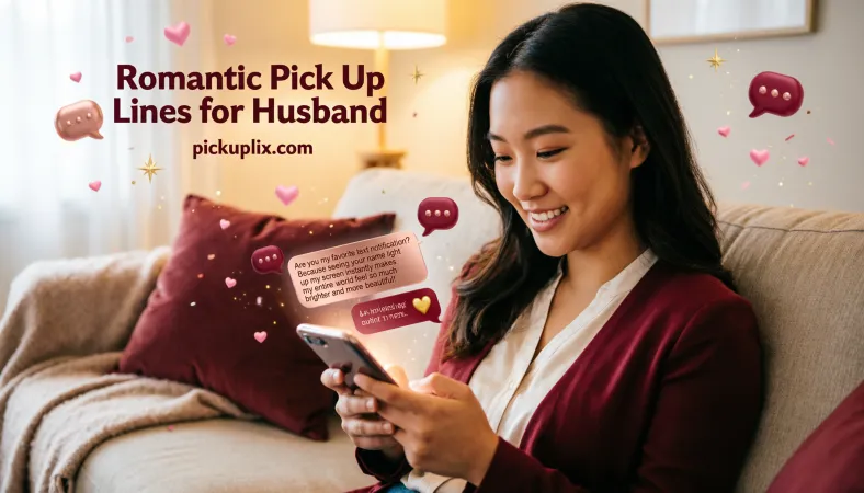 Romantic Pick Up Lines for Husband