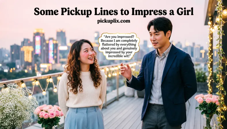 Some Pickup Lines to Impress a Girl