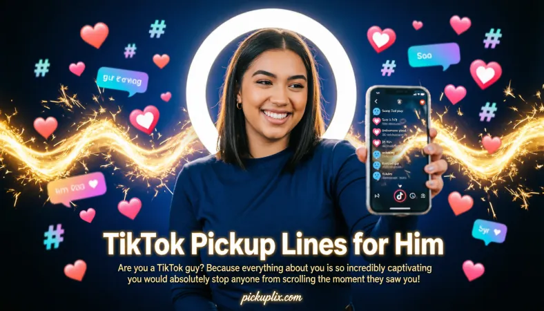 TikTok Pickup Lines for Him