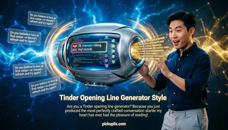 Tinder Opening Line Generator Style