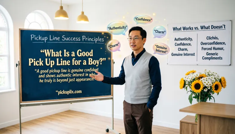 What Is a Good Pick Up Line for a Boy?