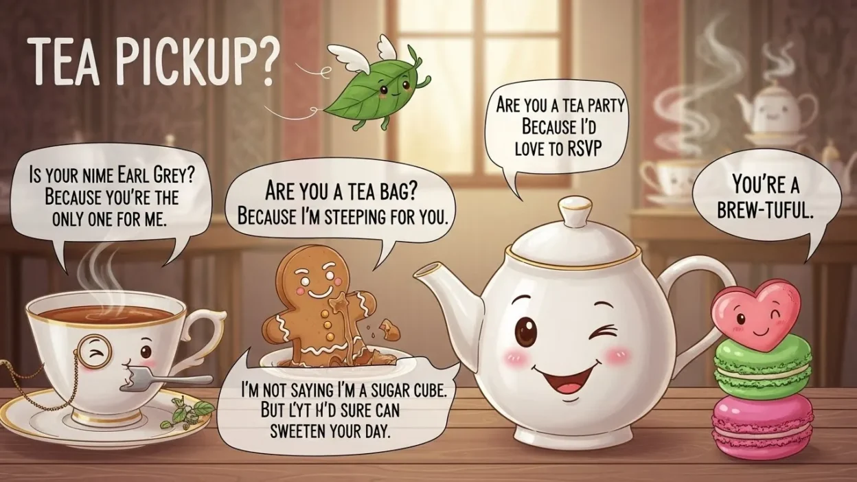 Tea Pickup Lines