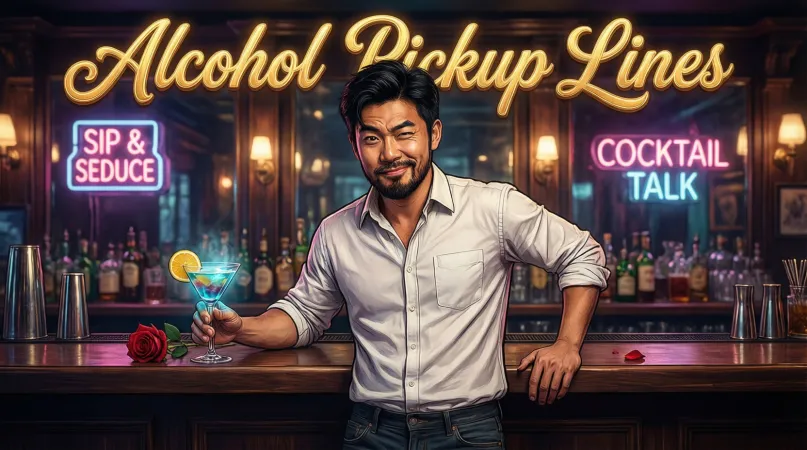 Alcohol Pickup Lines