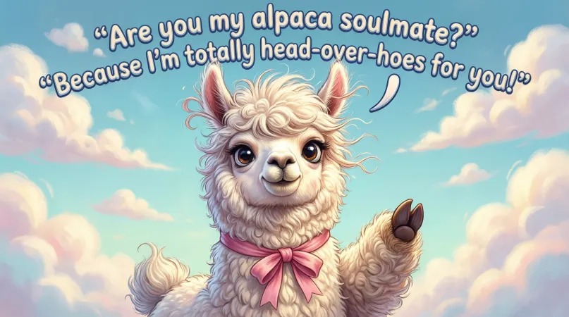 Alpaca Pickup Lines