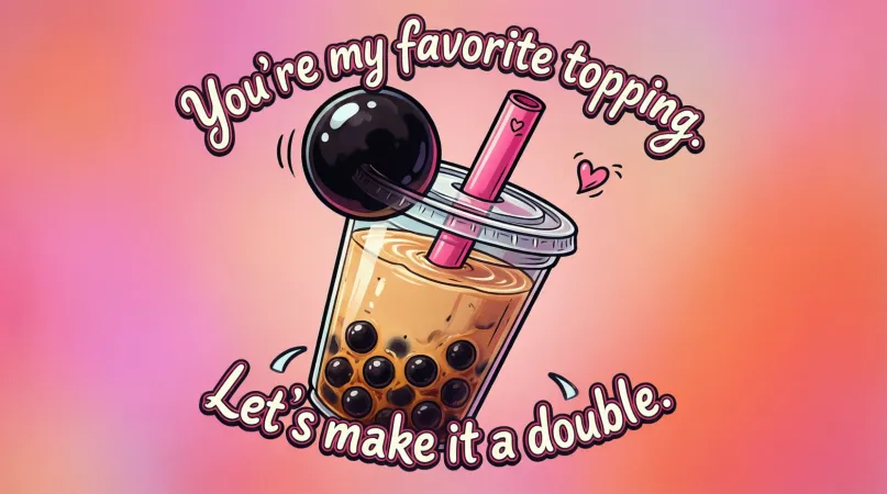Boba Pickup Lines