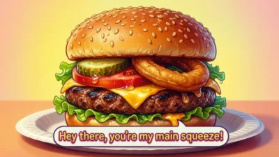Burger Pickup Lines