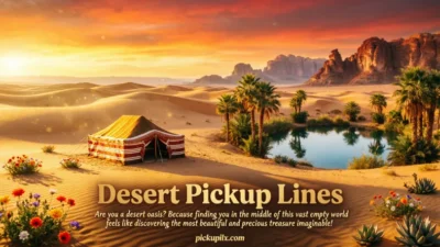 Desert Pickup Lines