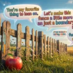Fence Pickup Lines