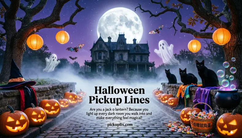 halloween pickup lines